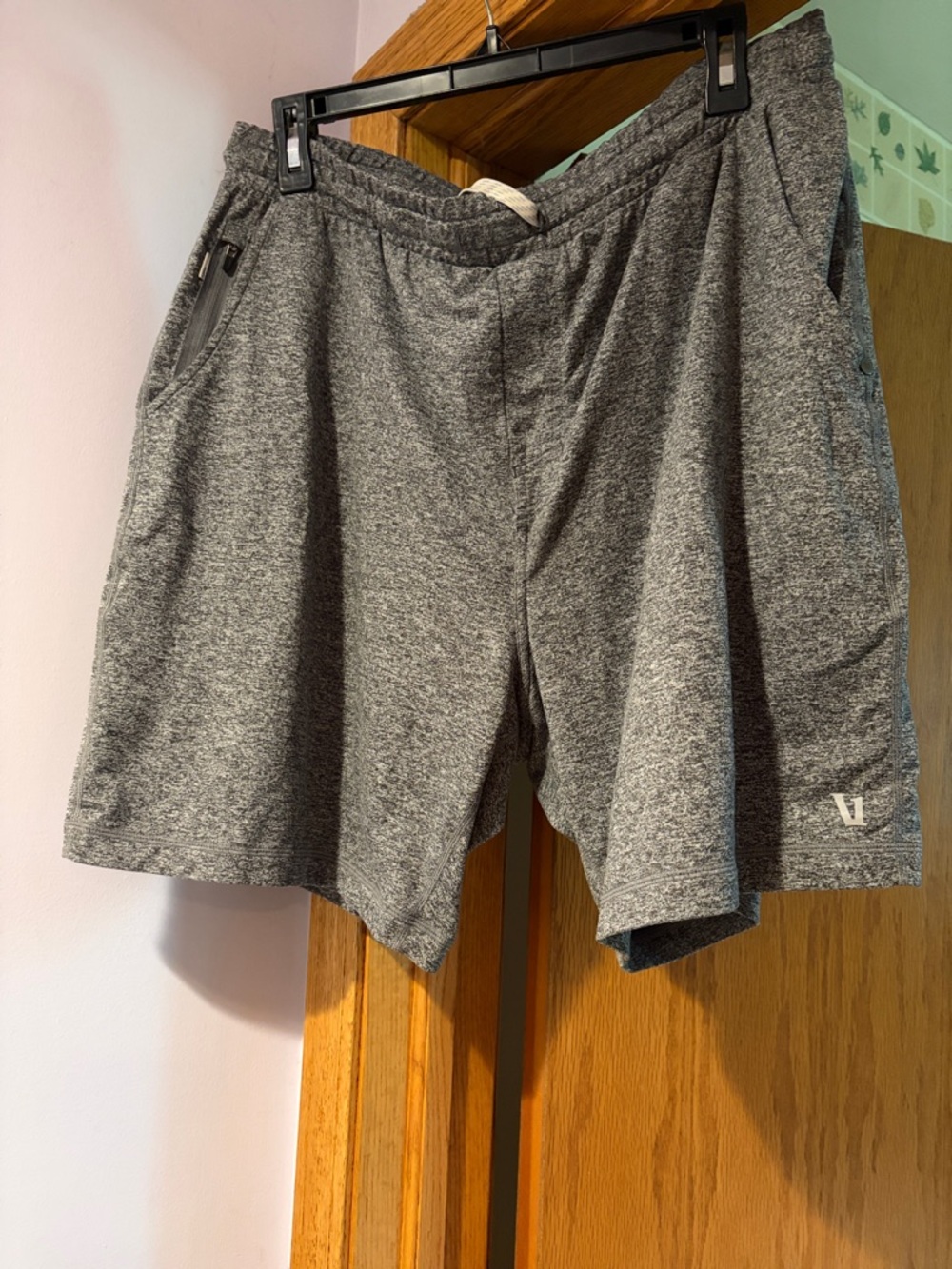 Vuori Charcoal Gray Athletic Shorts
